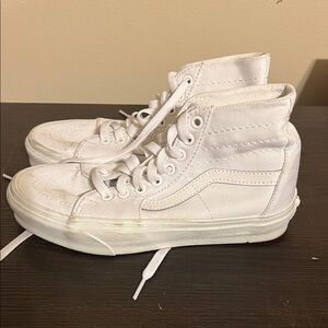 Vans White High-Top Sneakers
